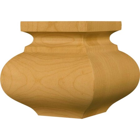 Osborne Wood Products 3 x 3 3/16 Square Medium Squat in Alder 4116A